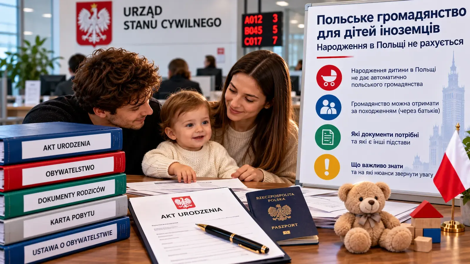 Дитина з польським паспортом