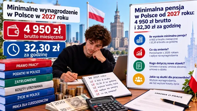 Калькулятор і польські злоті на столі