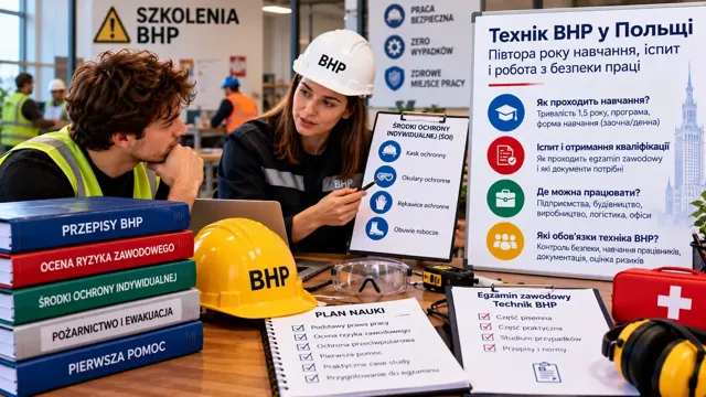 Технік BHP перевіряє безпеку на виробництві