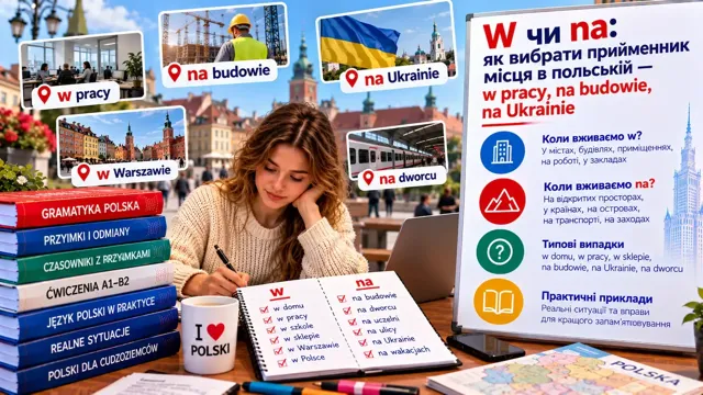 Польські прийменники w і na